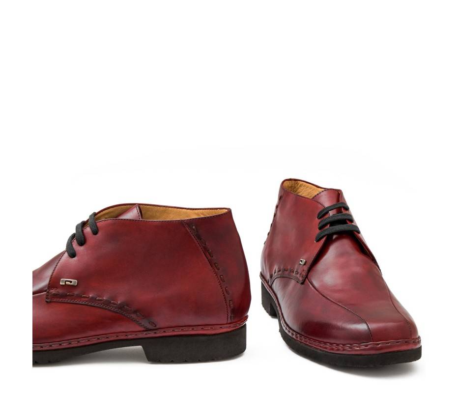 Pakerson POLACCHINO GREVE PELLE ROSSO BORDEAUX Shopping Online