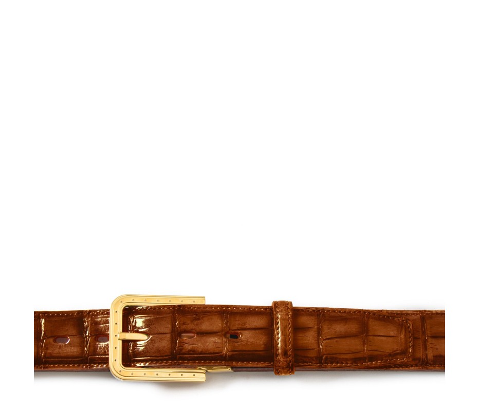 Pakerson FIBBIA RIPA ALLIGATORE MARRONE WOOD Outlet