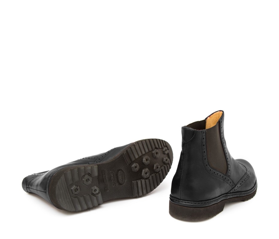 Pakerson STIVALETTO COLLODI PELLE NERA In Vendita