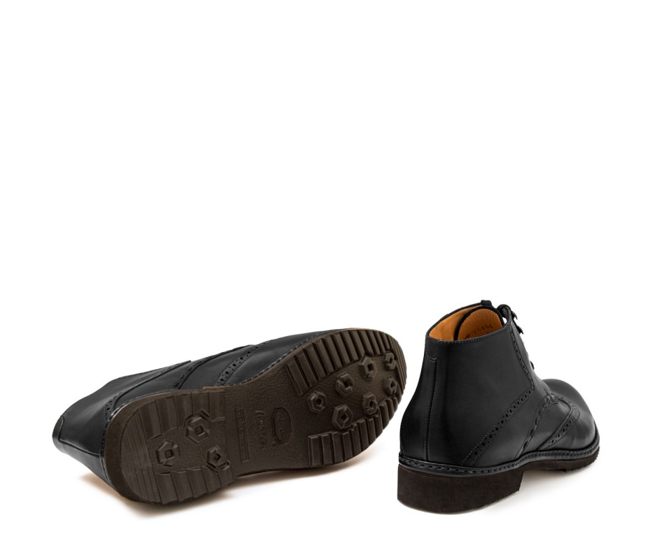 Pakerson POLACCHINO CERTALDO PELLE NERA Vendite Flash