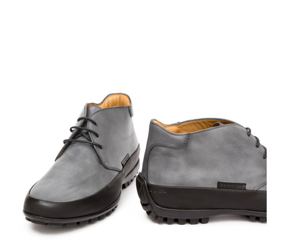 Pakerson POLACCHINO MONTALCINO PELLE GRIGIO SMOG Nuovo