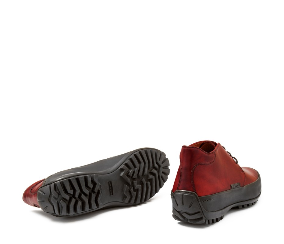 Pakerson POLACCHINO MONTALCINO PELLE ROSSO BORDEAUX Spedizione Gratuita