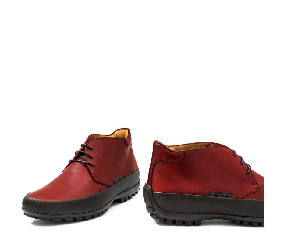 Pakerson POLACCHINO MONTALCINO PELLE ROSSO BORDEAUX Spedizione Gratuita