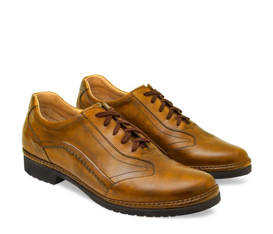 Pakerson DERBY PIENZA PELLE GIALLO SENAPE Offerta migliore