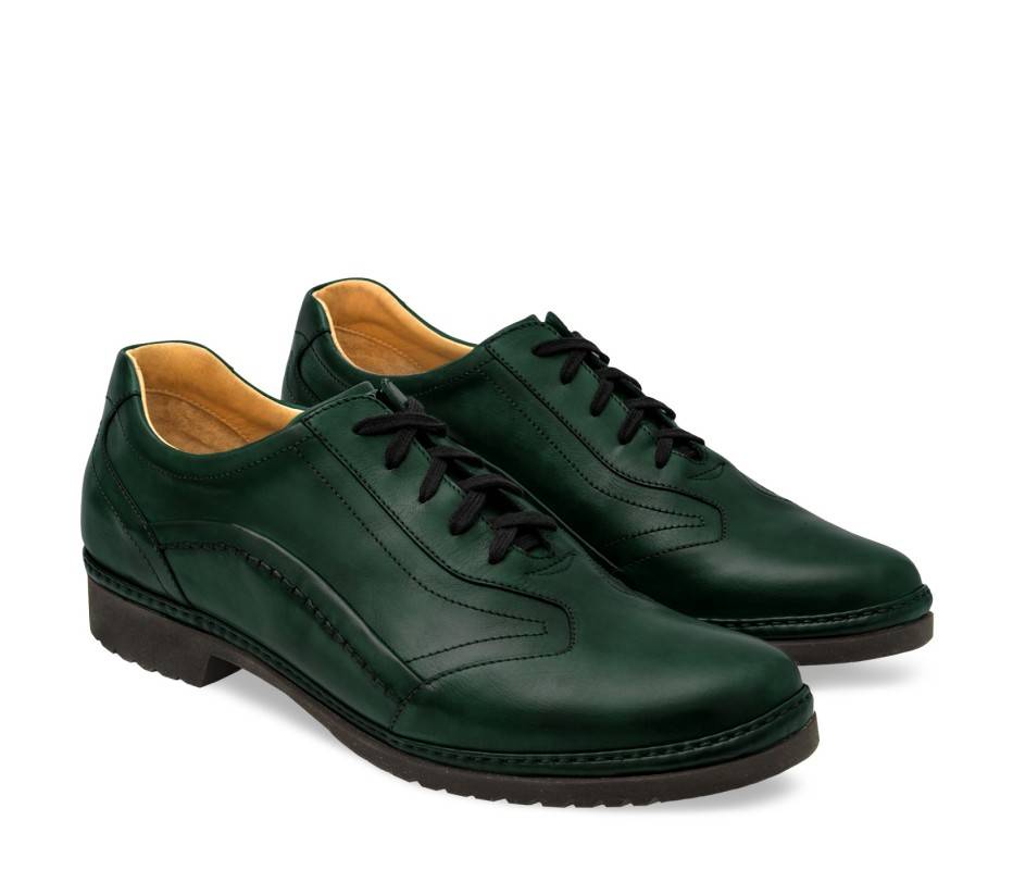 Pakerson DERBY PIENZA PELLE VERDE INTENSO Fino Al -60%