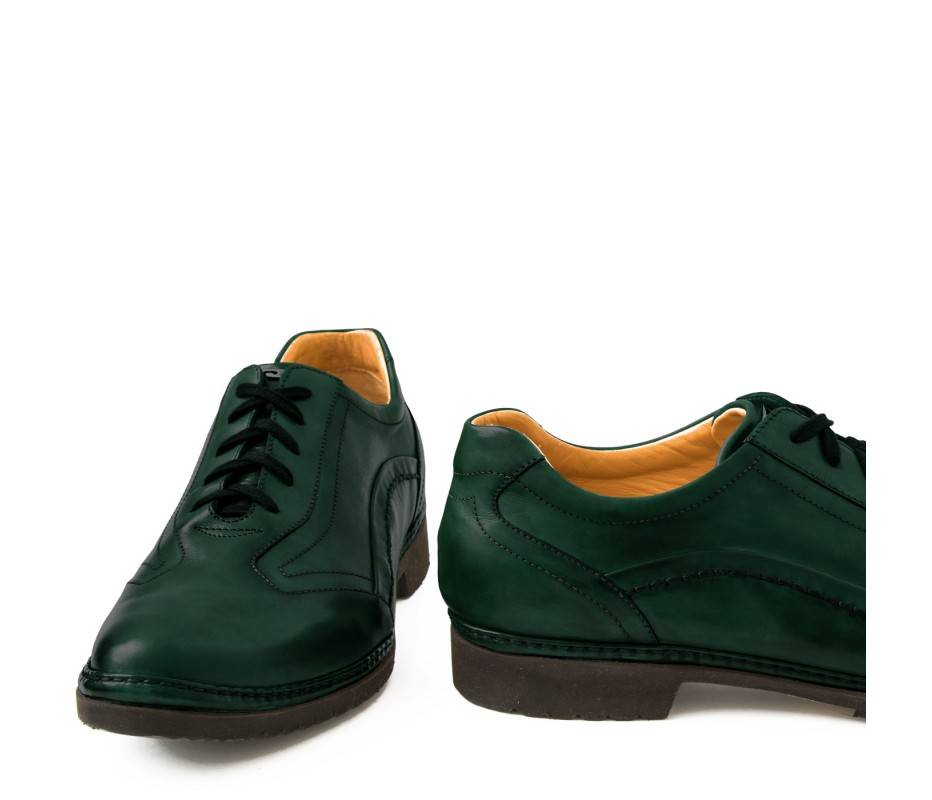 Pakerson DERBY PIENZA PELLE VERDE INTENSO Fino Al -60%