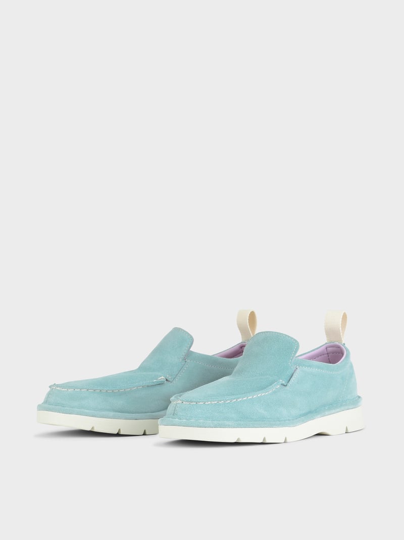 Panchic SLIP ON P19 DONNA IN SUEDE ACQUAMARINA Vendite Flash