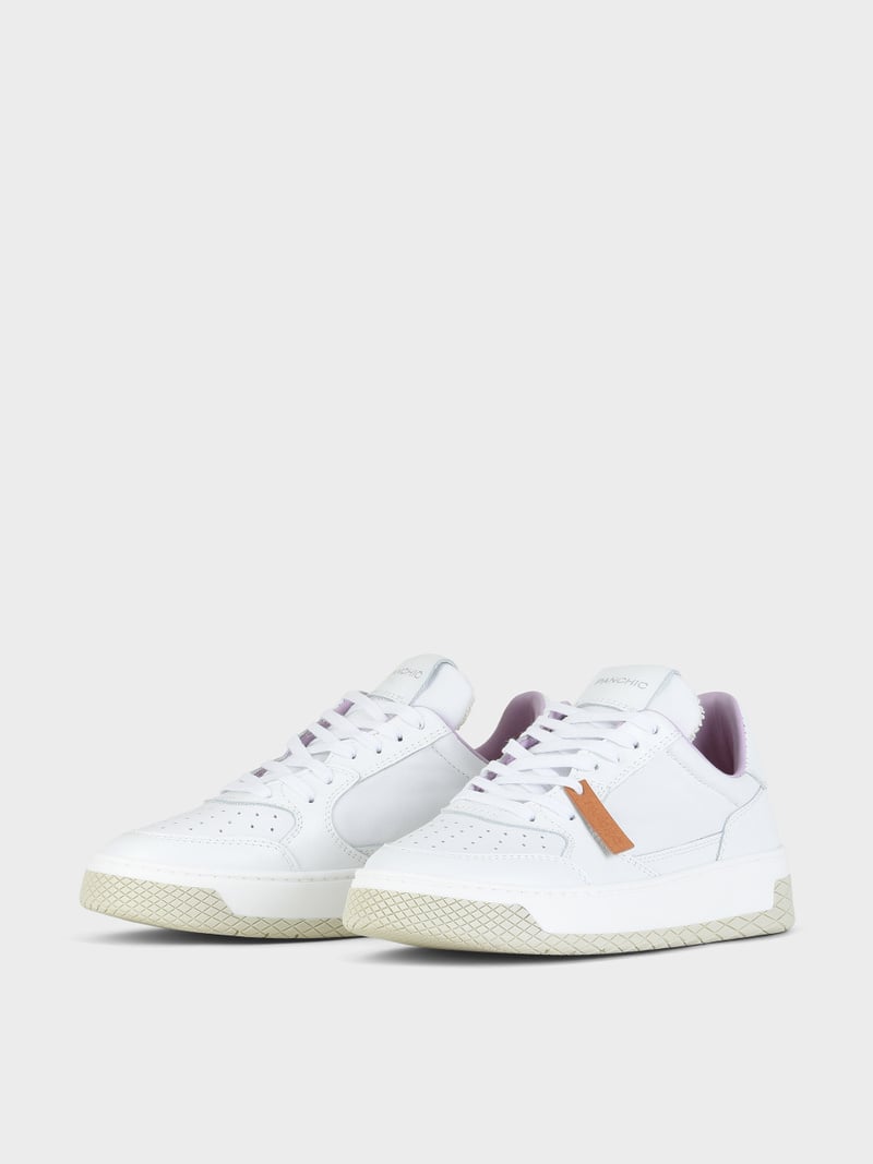 Panchic SNEAKER LOW P02 DONNA IN PELLE BIANCO Italy