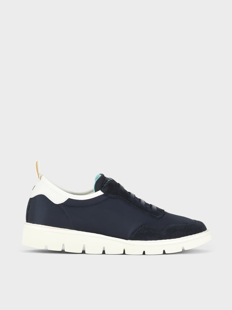 Panchic SLIP ON P05 UOMO IN NYLON E SUEDE COBALTO Vendite Flash