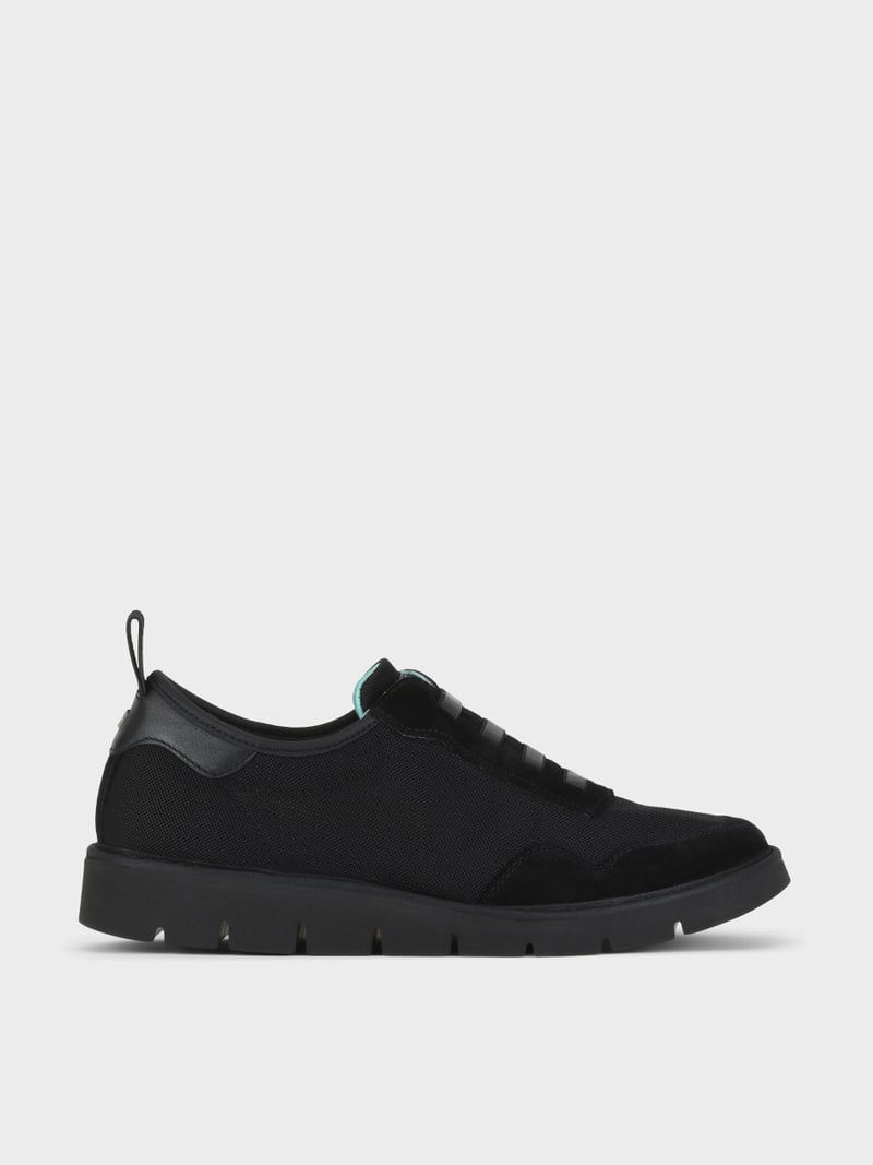 Panchic SLIP ON P05 UOMO IN MESH E SUEDE NERO Negozio