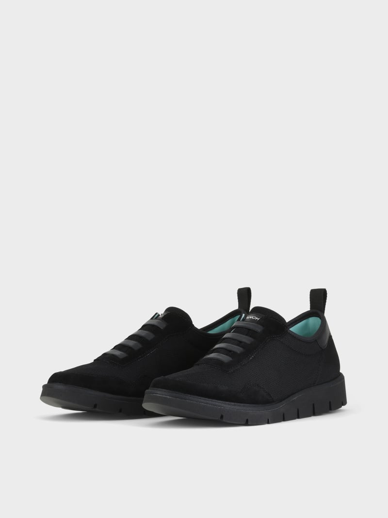 Panchic SLIP ON P05 UOMO IN MESH E SUEDE NERO Negozio