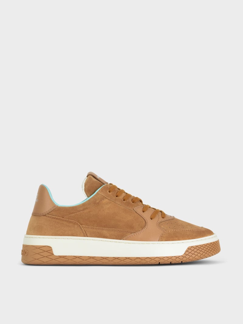 Panchic SNEAKER LOW P02 UOMO IN SUEDE E PELLE BISCOTTO Italia