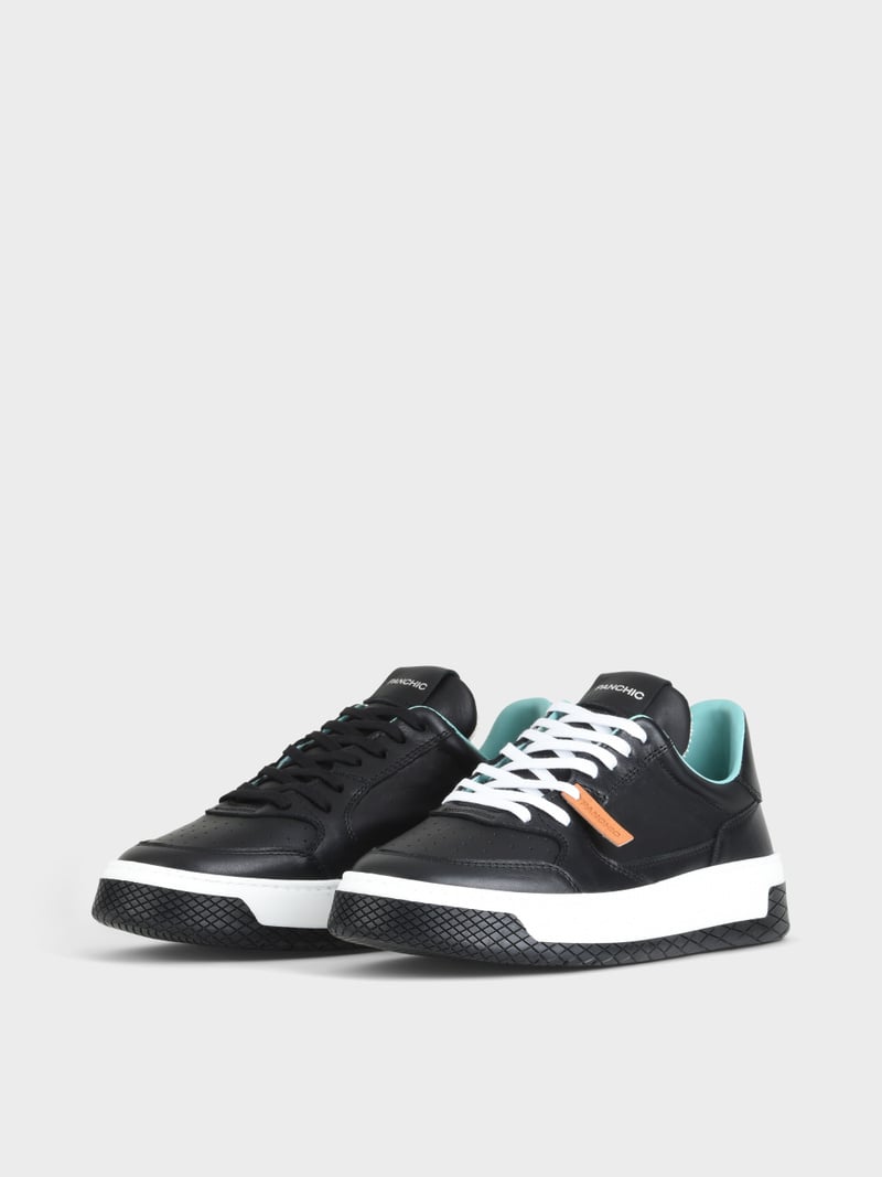 Panchic SNEAKER LOW P02 UOMO IN PELLE NERO 2025