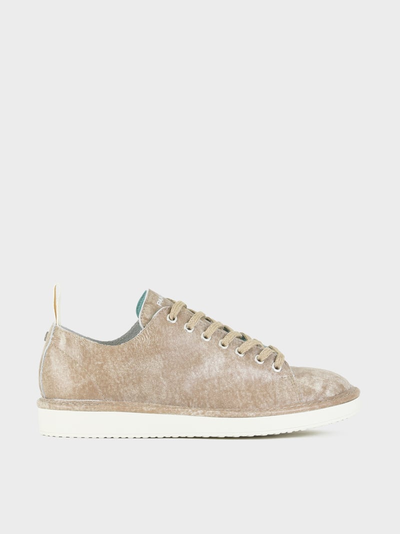 Panchic SCARPA ALLACCIATA P01 UOMO IN PELLE CON FINISH AVIATOR NOCE Promozione