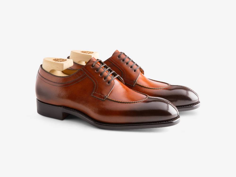 ﻿Paolo Sartori Art. 583 Derby in pelle Anticata Cognac Hotsell