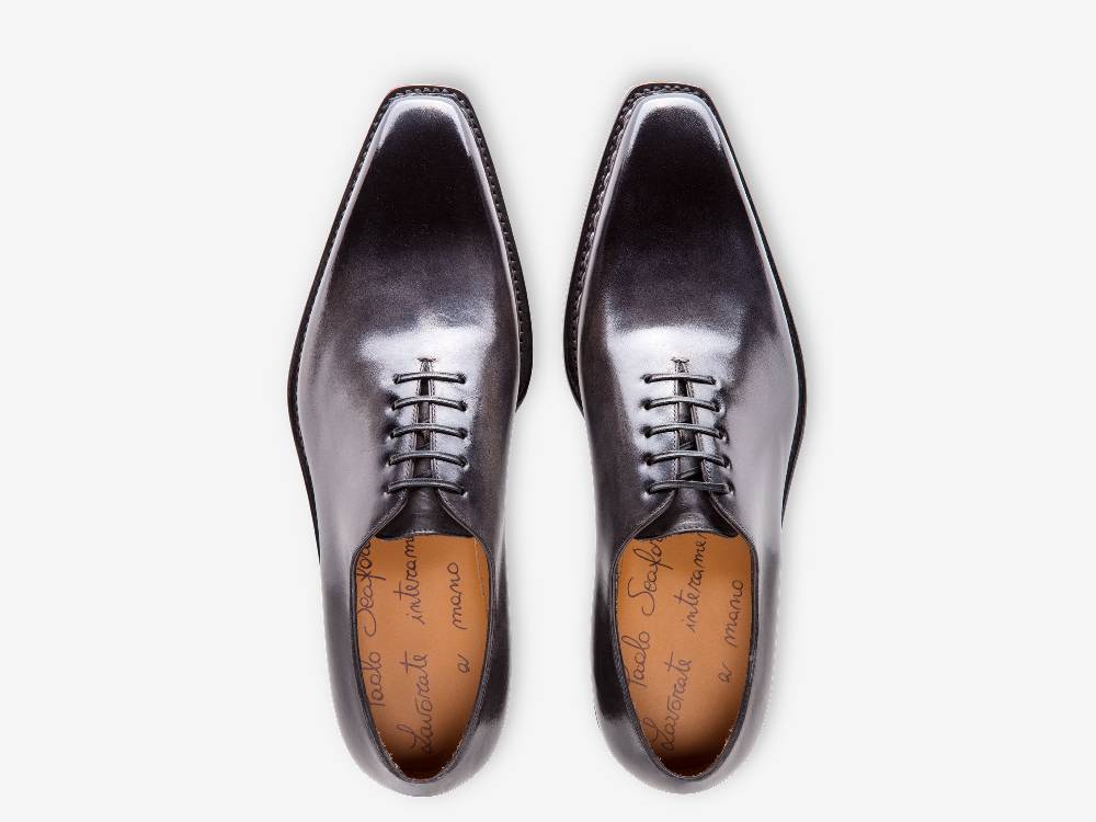 Paolo Sartori Art. 680 Oxford un pezzo in pelle Anticata Grigio 2025
