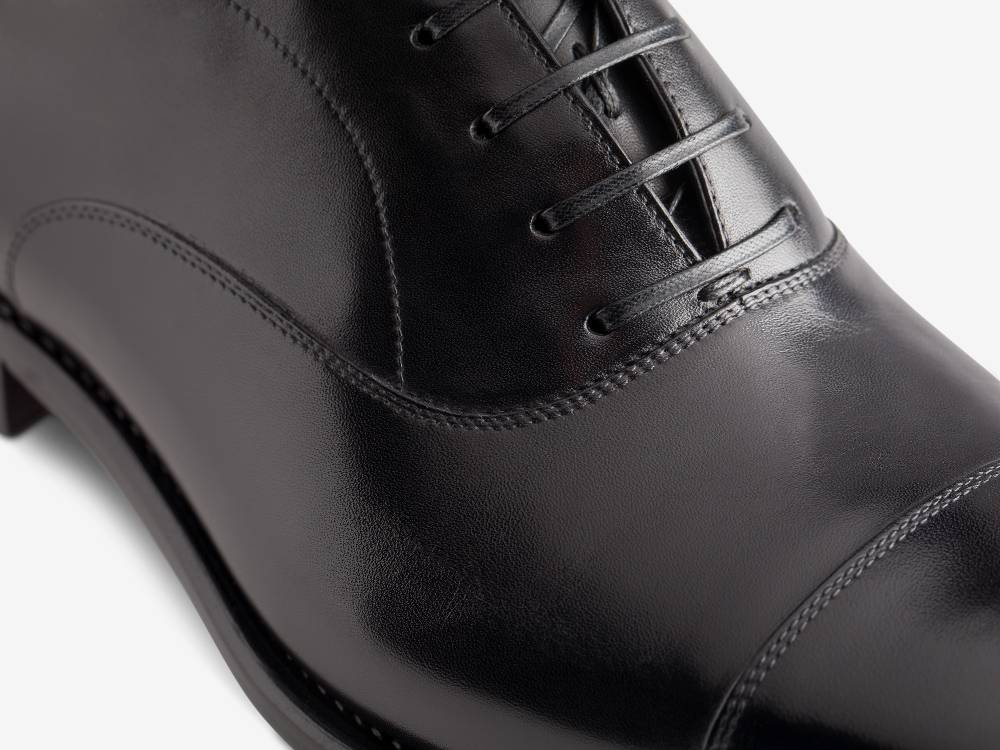 Paolo Sartori Art. 576 Oxford in pelle Anticata Nera In Linea