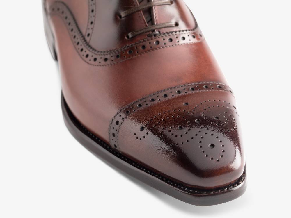 Paolo Sartori Art. 587 Oxford in pelle Anticata Amarone Negozi Online