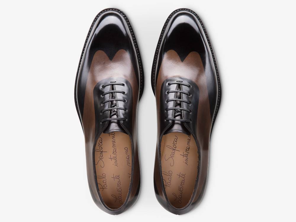 Paolo Sartori ART. 658 Oxford in pelle Dipinta a Mano Montella e Vietri Shopping Online