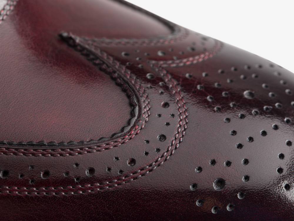 Paolo Sartori Art. 699 Oxford in pelle Anticata Bordeaux Prezzo Ridotto