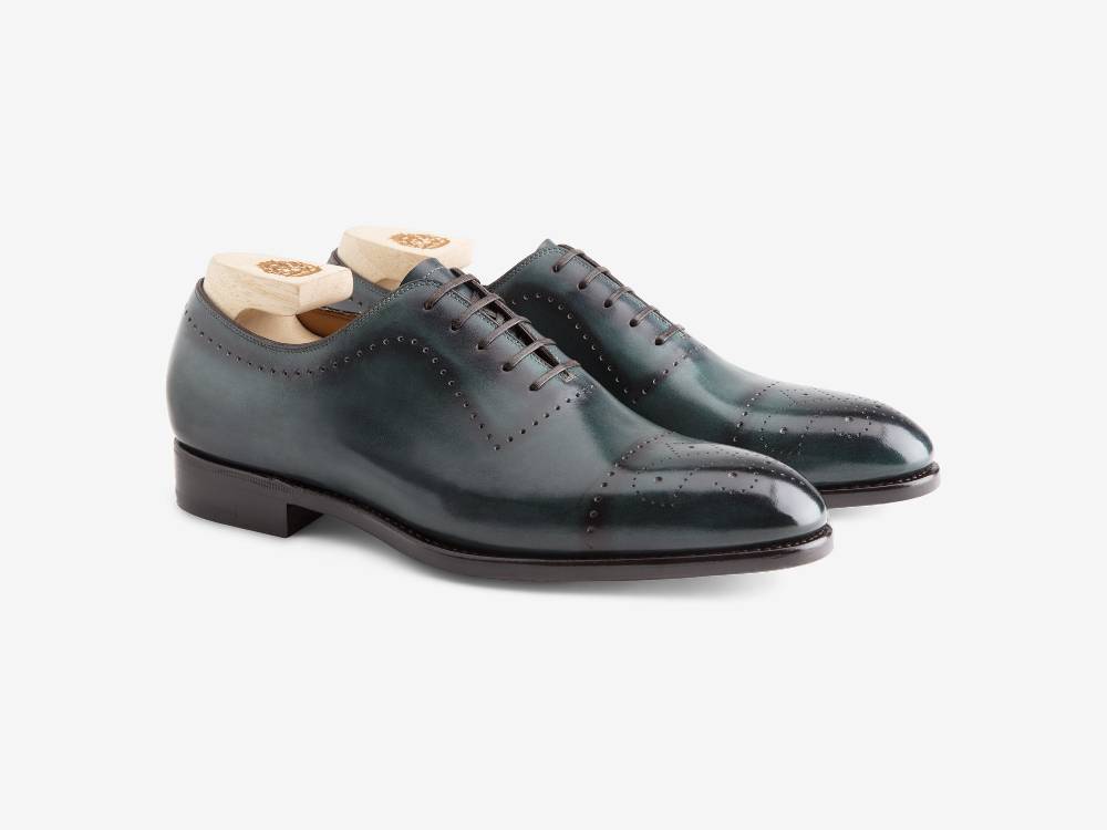 Paolo Sartori ART. 632 Oxford in pelle Anticata Turquoise Convenienza