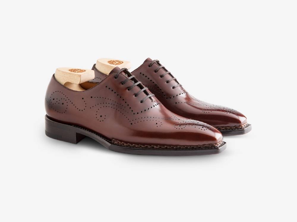 Paolo Sartori Art. 768 Oxford in Antiqued Positano Leather Ritorno libero