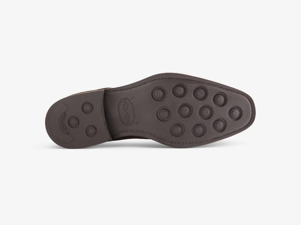 Paolo Sartori Art.626 Oxford in Camoscio Marrone Vendite Flash