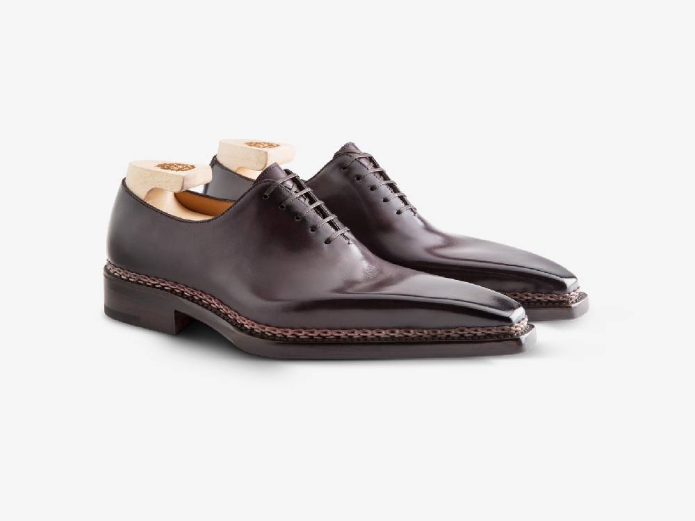 Paolo Sartori Art. 175SP Oxford in pelle Anticata Melanzana Fino al 55% di sconto