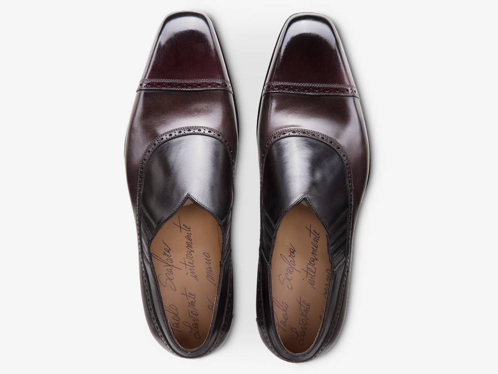 Paolo Sartori Art.615 Oxford in pelle Anticata Vietri Moda