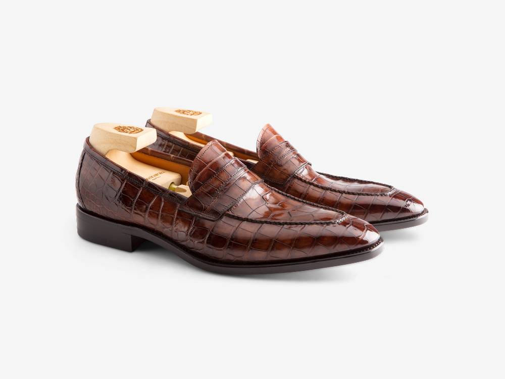 Paolo Sartori Art. 539 Mocassino in pelle Anticata Montella 50% di sconto con spedizione gratuita