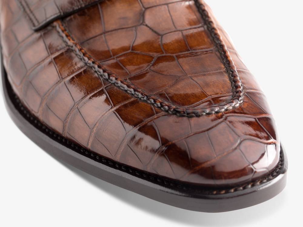 Paolo Sartori Art. 539 Mocassino in pelle Anticata Montella 50% di sconto con spedizione gratuita