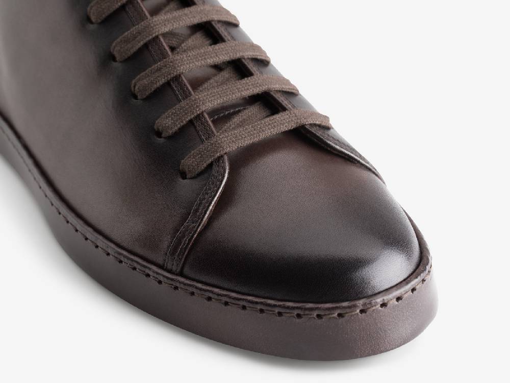 Paolo Sartori Art.Tenny1 Sneakers In Vitello Anticato Vietri Qualità