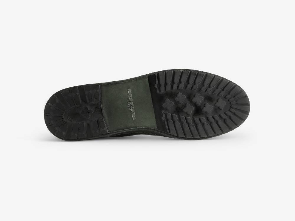 Paolo Sartori Art.Tenny1 Sneakers In Pelle Anticata Muschio Vendita