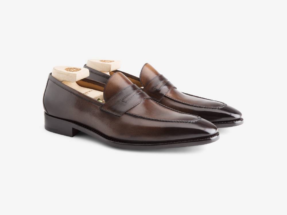 Paolo Sartori Art.539 Mocassino in pelle Anticata Montella Negozi Online