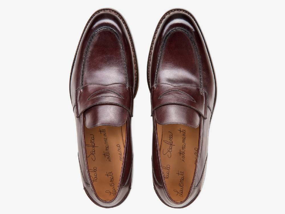 Paolo Sartori Art. 737 Loafer in Antiqued Positano Leather Promozione Limitata