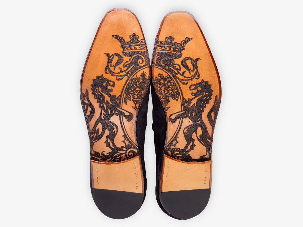 Paolo Sartori Art. 638 Mocassino in Camoscio Blue Convenienza