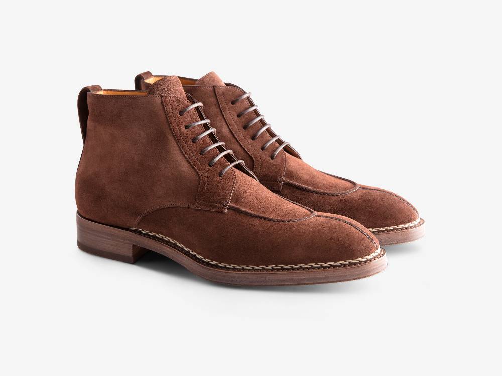 Paolo Sartori Art. 708 Boots in Camoscio Marrone Nuovo