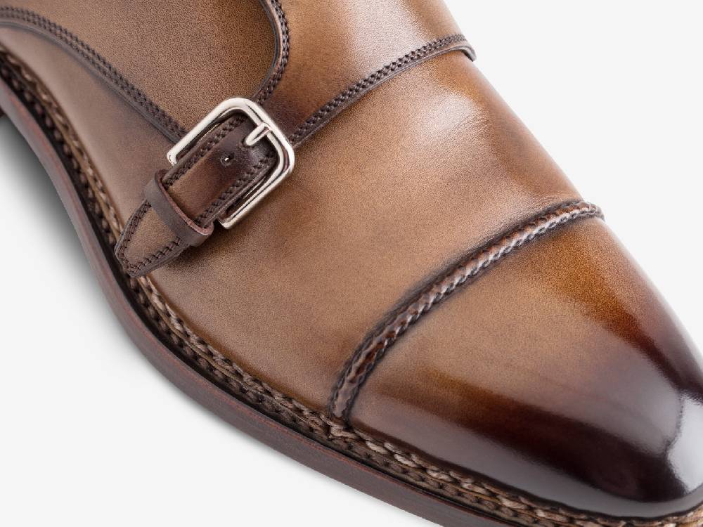 Paolo Sartori Art. 771 Boots Monkstrap in Antiqued Autunno Leather Vendita