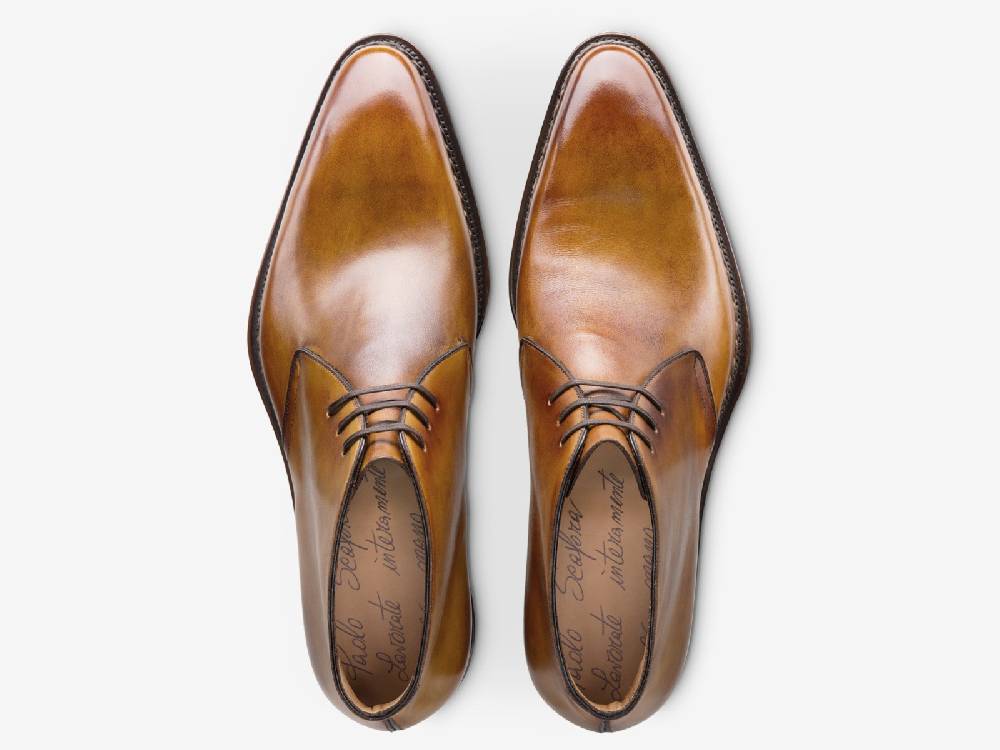 Paolo Sartori Art.St54 Desert Boot in Pelle Anticata Ravello Spedizione Gratuita