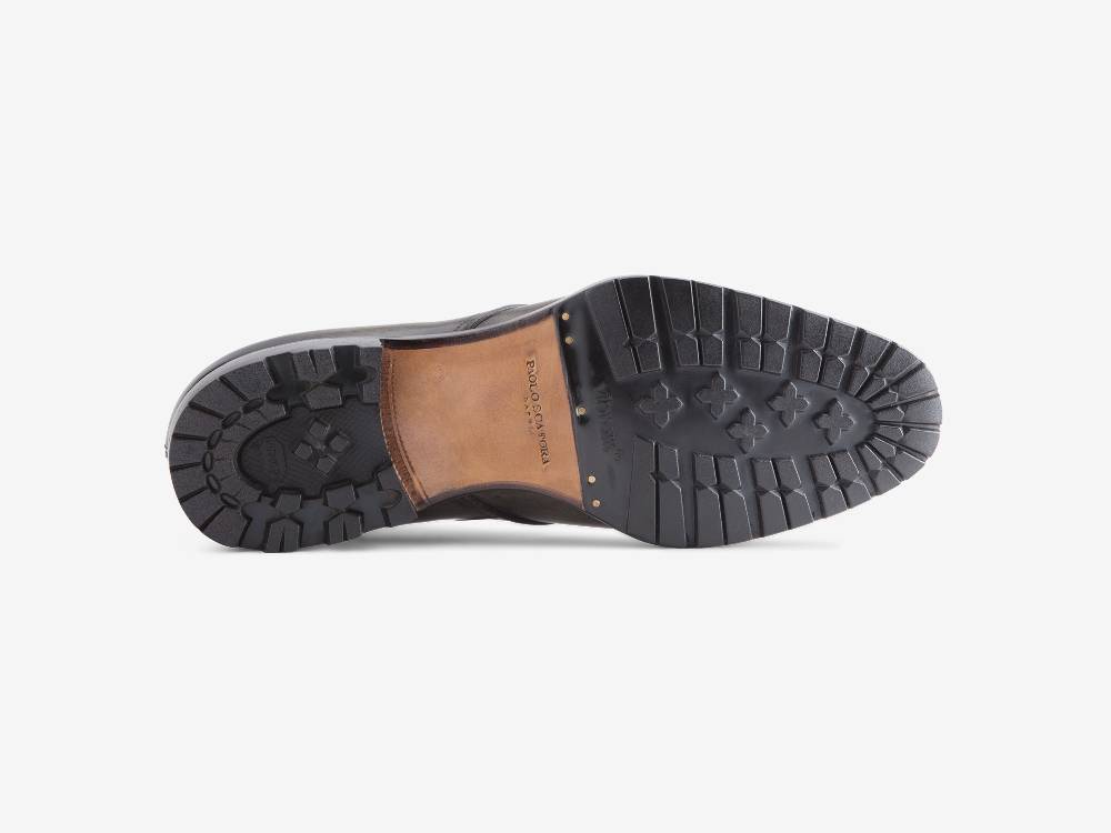 Paolo Sartori Art. 512 Desert Boot in Pelle Anticata Verdegris Pezzi Unici