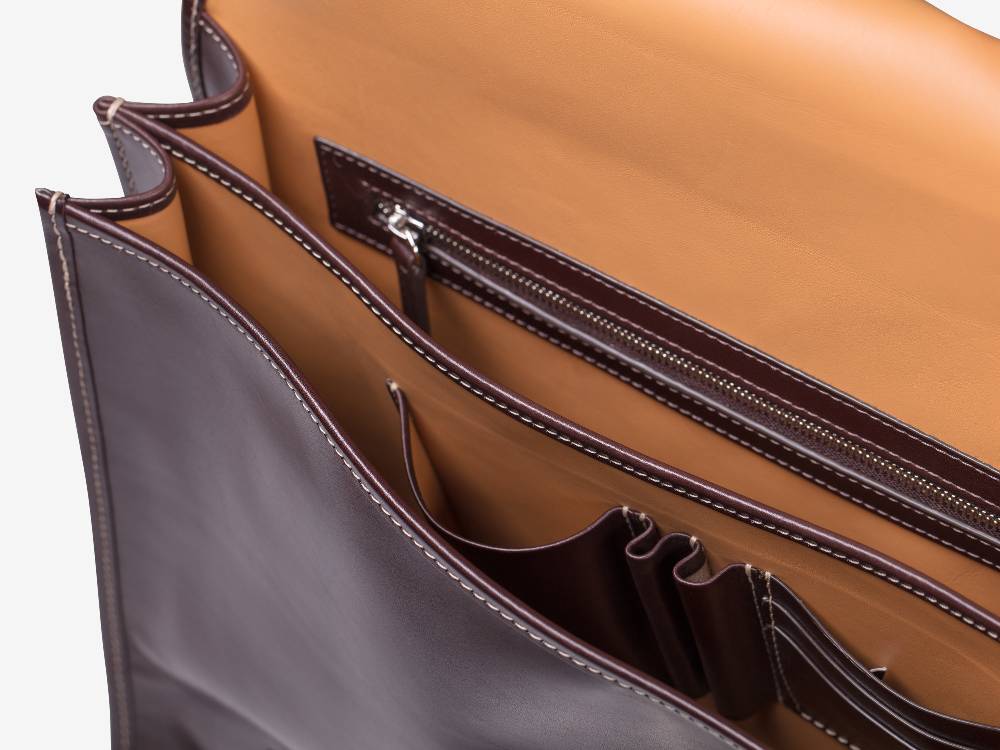Paolo Sartori Briefcase Briefcase in pelle Anticata Vietri Soddisfazione Garantita