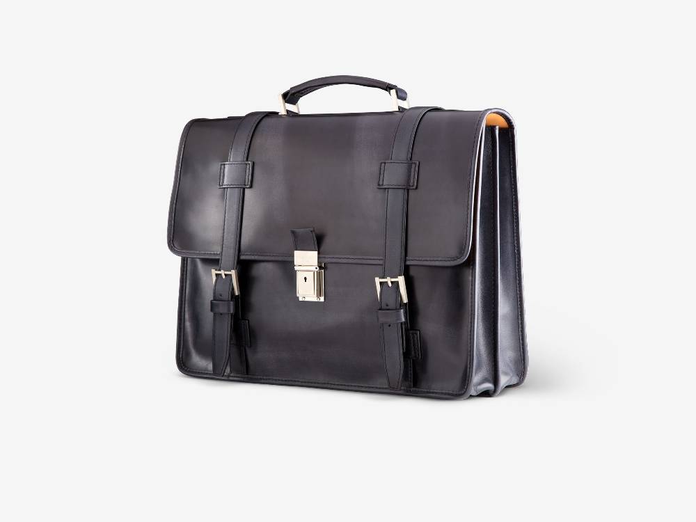 Paolo Sartori Briefcase Briefcase in pelle Anticata Furore Qualità Garantita