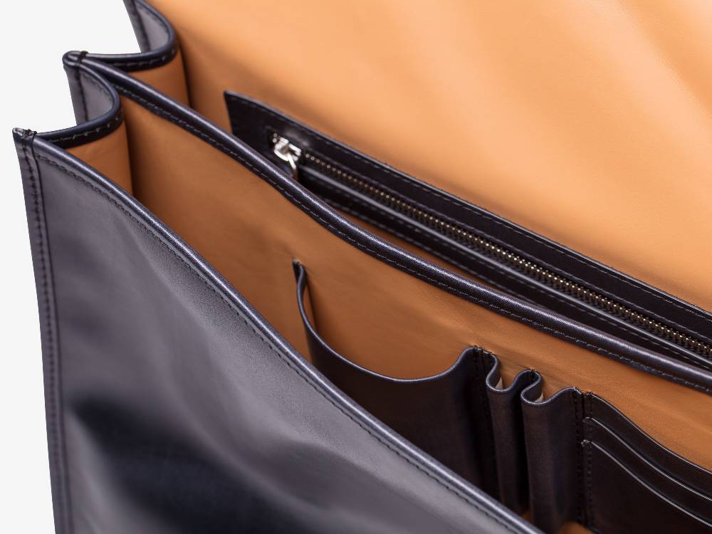 Paolo Sartori Briefcase Briefcase in pelle Anticata Furore Qualità Garantita
