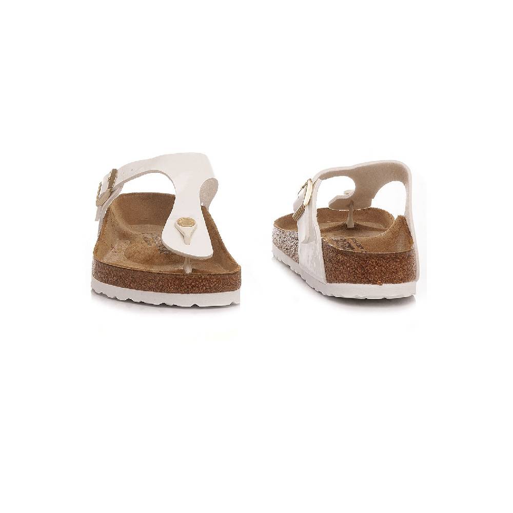 Birkenstock Ciabatte Donna Gizeh BS Patent White 1005299 Promozione