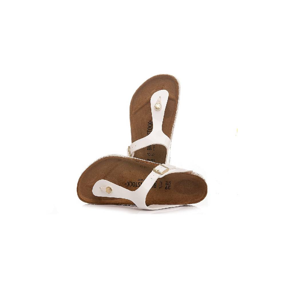 Birkenstock Ciabatte Donna Gizeh BS Patent White 1005299 Promozione