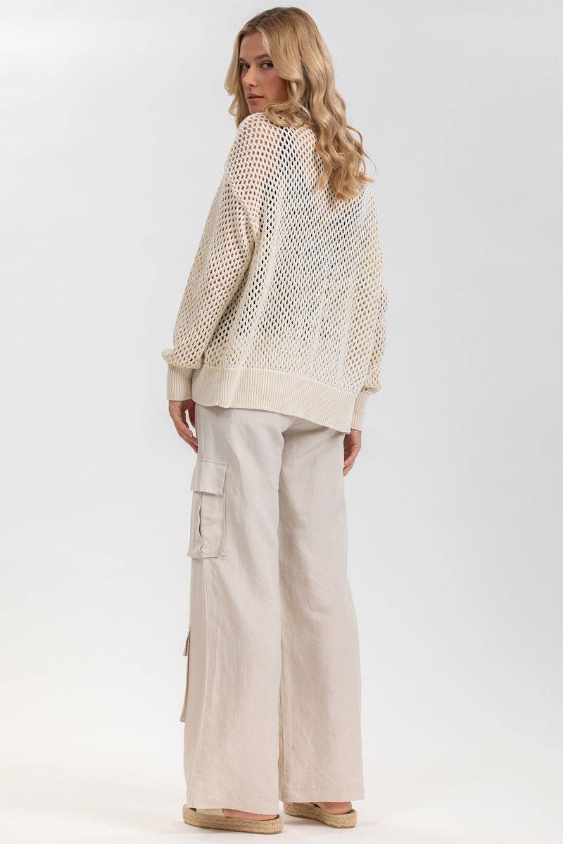 ﻿Pietro Brunelli MACY | Cardigan Beige con Bottoni Hotsell