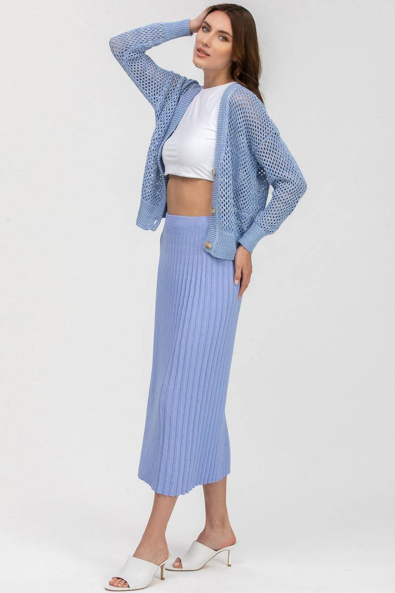 Pietro Brunelli MACY | Cardigan Azzurro con Bottoni Nuova