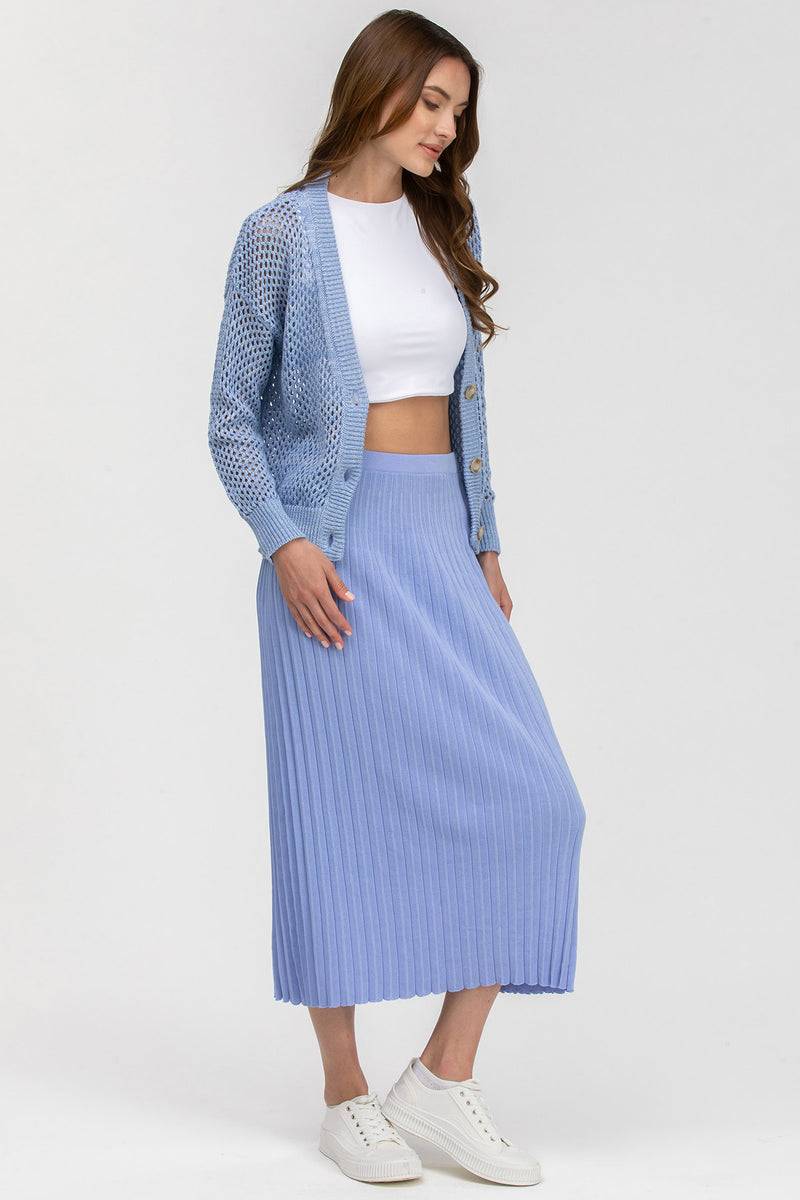 Pietro Brunelli MACY | Cardigan Azzurro con Bottoni Nuova