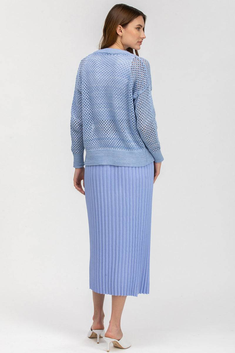 Pietro Brunelli MACY | Cardigan Azzurro con Bottoni Nuova