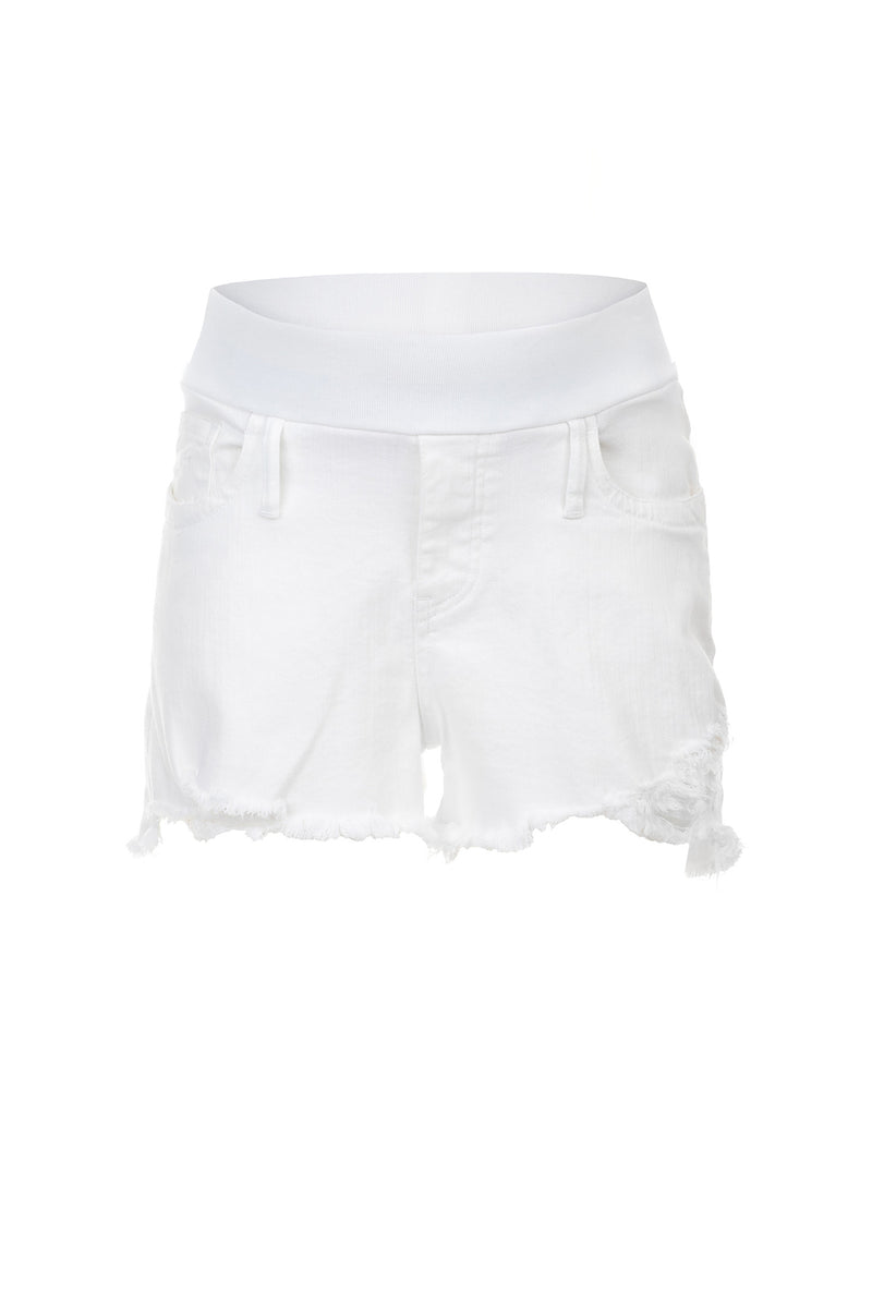 Pietro Brunelli ORIGINAL SHORTS | Pantaloncini Premaman in Denim Bianco Acquista Ora